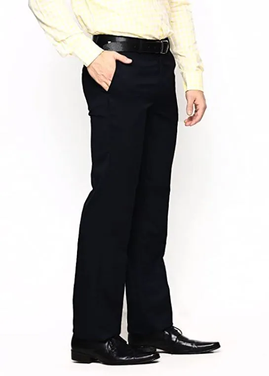 AD & AV Men's Regular Fit Formal Trousers