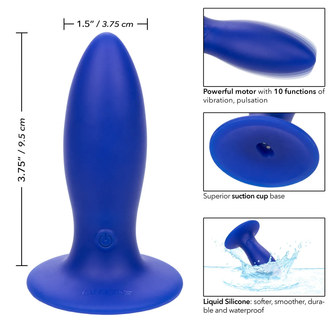 Admiral® Liquid Silicone Vibrating Torpedo