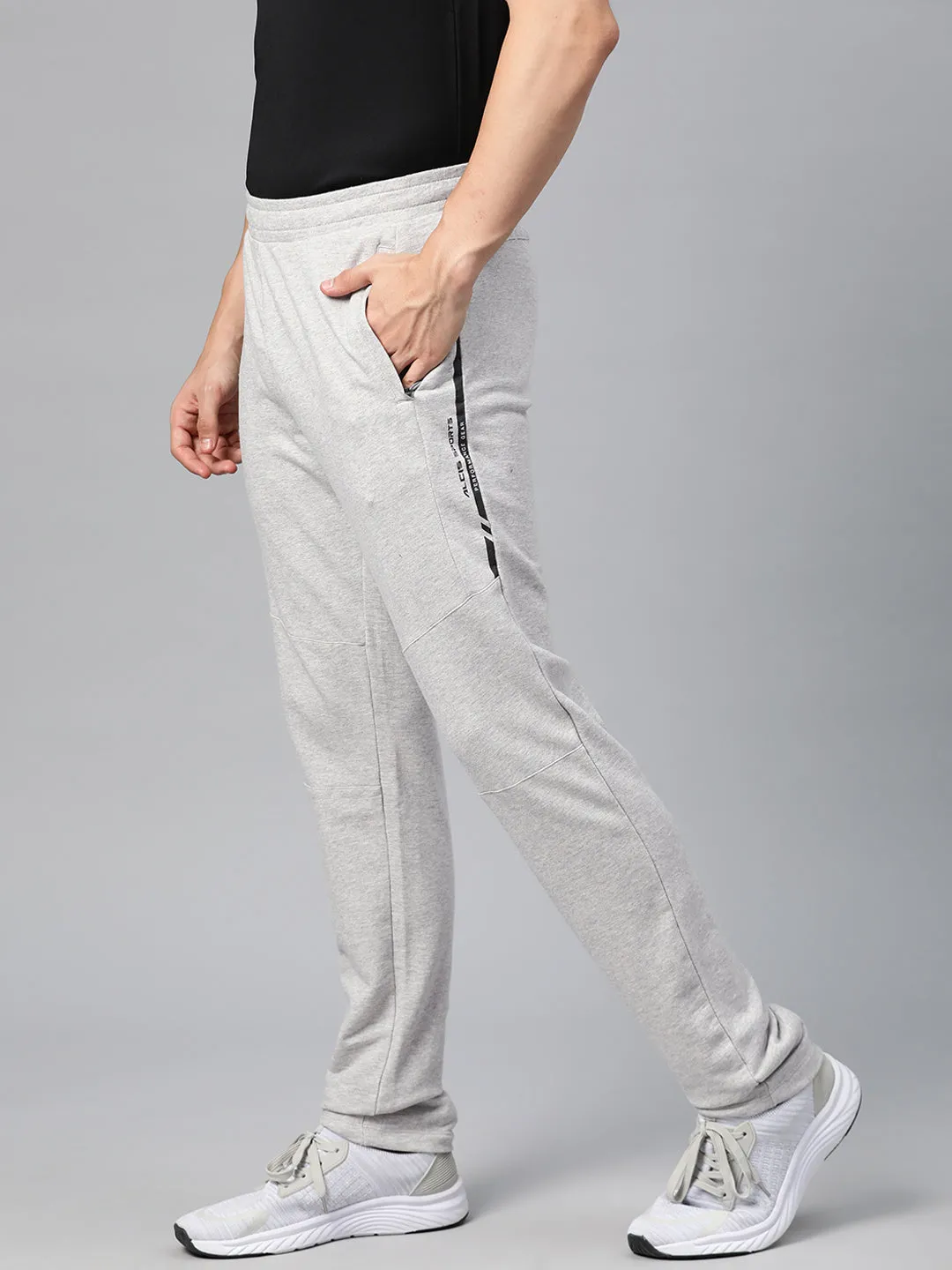 Alcis Men Solid Regular Fit Track Pants