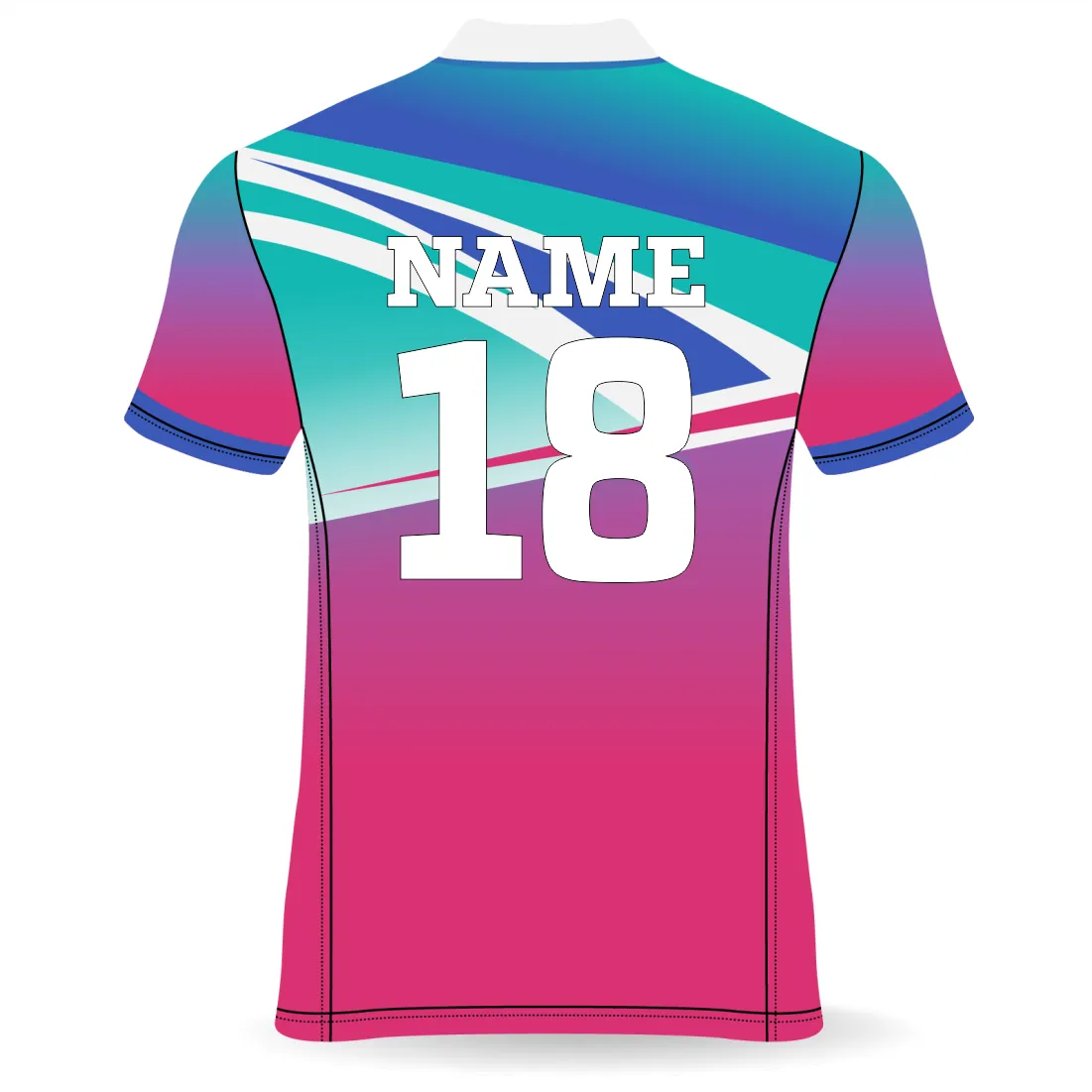 All Over Printed Customized Sublimation T-Shirt Unisex Sports Jersey Player Name & Number, Team Name And Logo. 1999207991