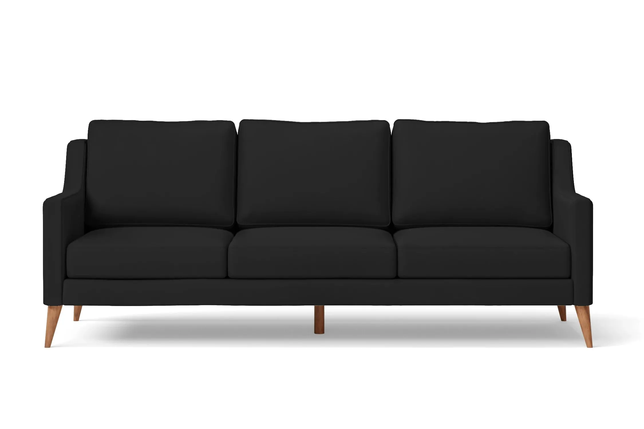 Aquila 3 Seater Sofa Black Leather