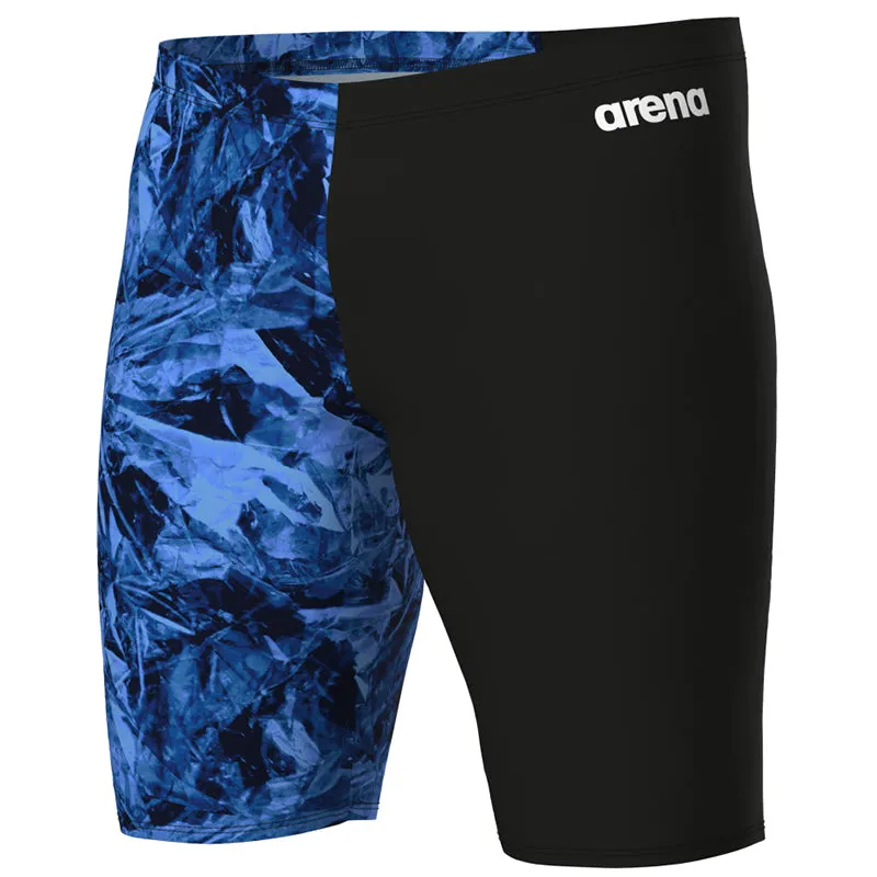 Arena - Crackle Swim Men's Jammer - Black/Team Royal