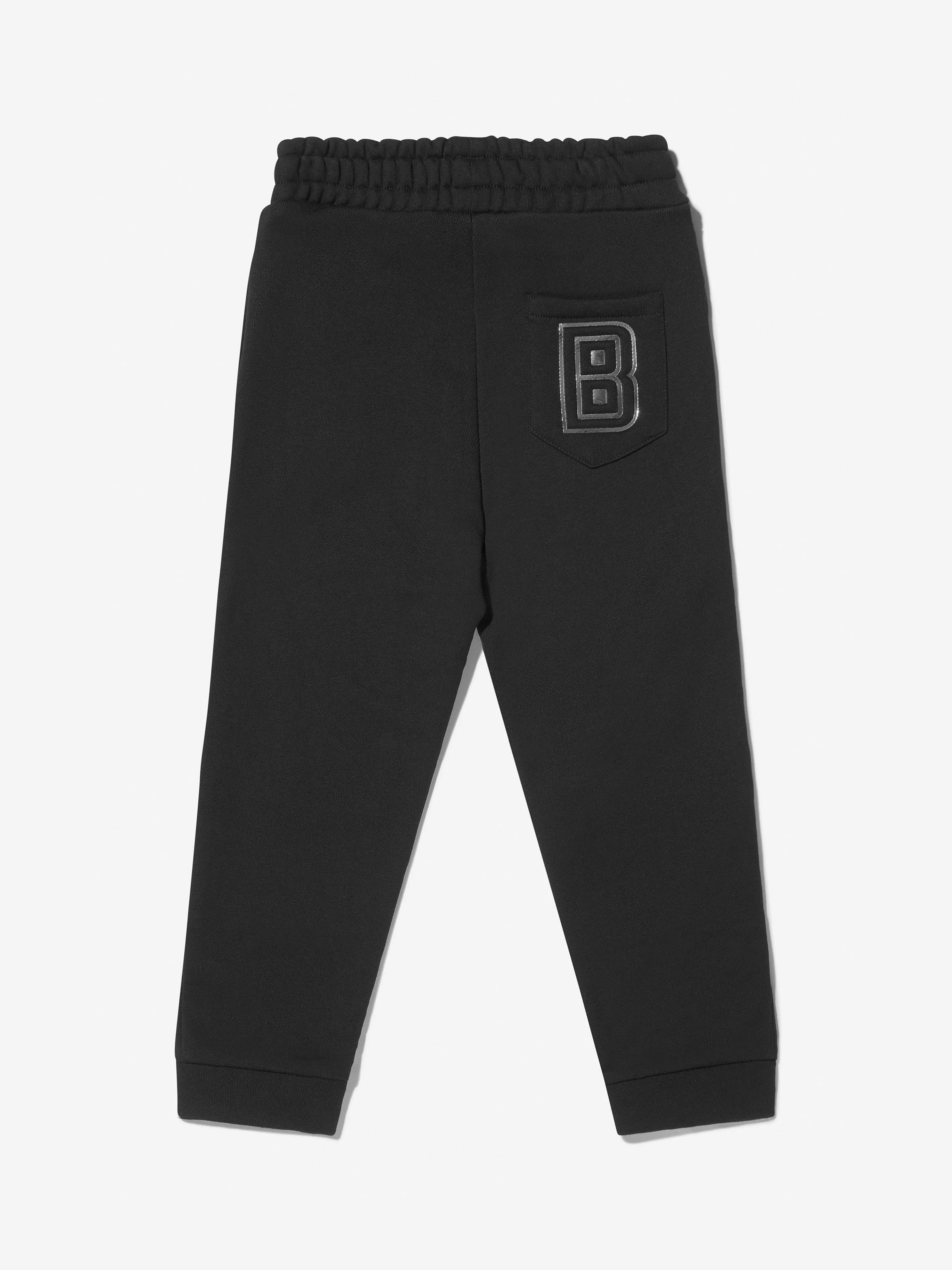 Balmain Boys Cotton Branded Joggers