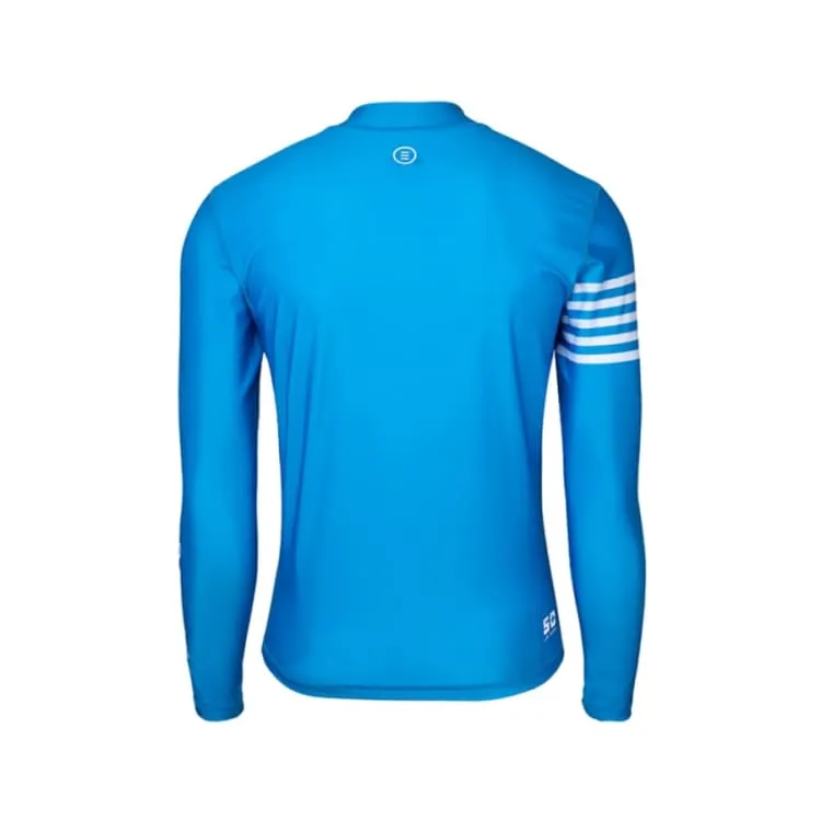 Barrel Mens Ocean ZipUp Rashguard-BLUE