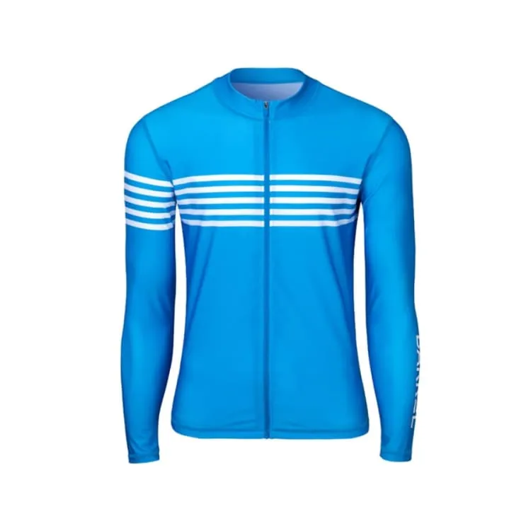 Barrel Mens Ocean ZipUp Rashguard-BLUE