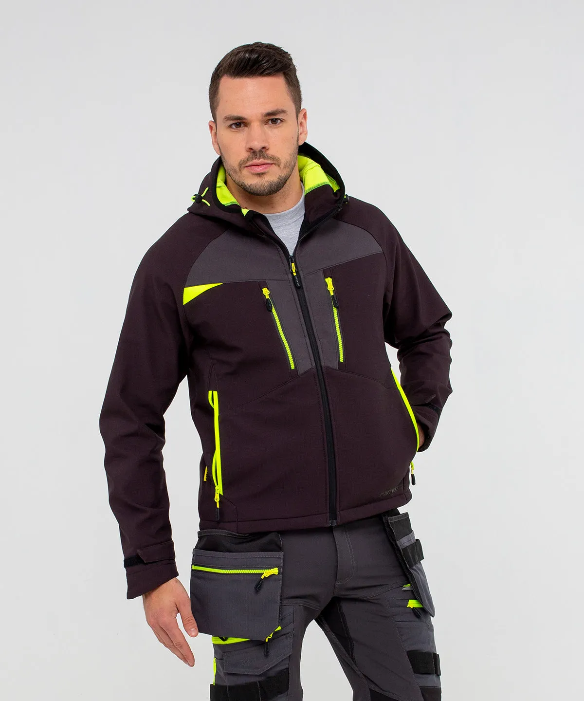 Black - DX4 Softshell jacket (DX474)