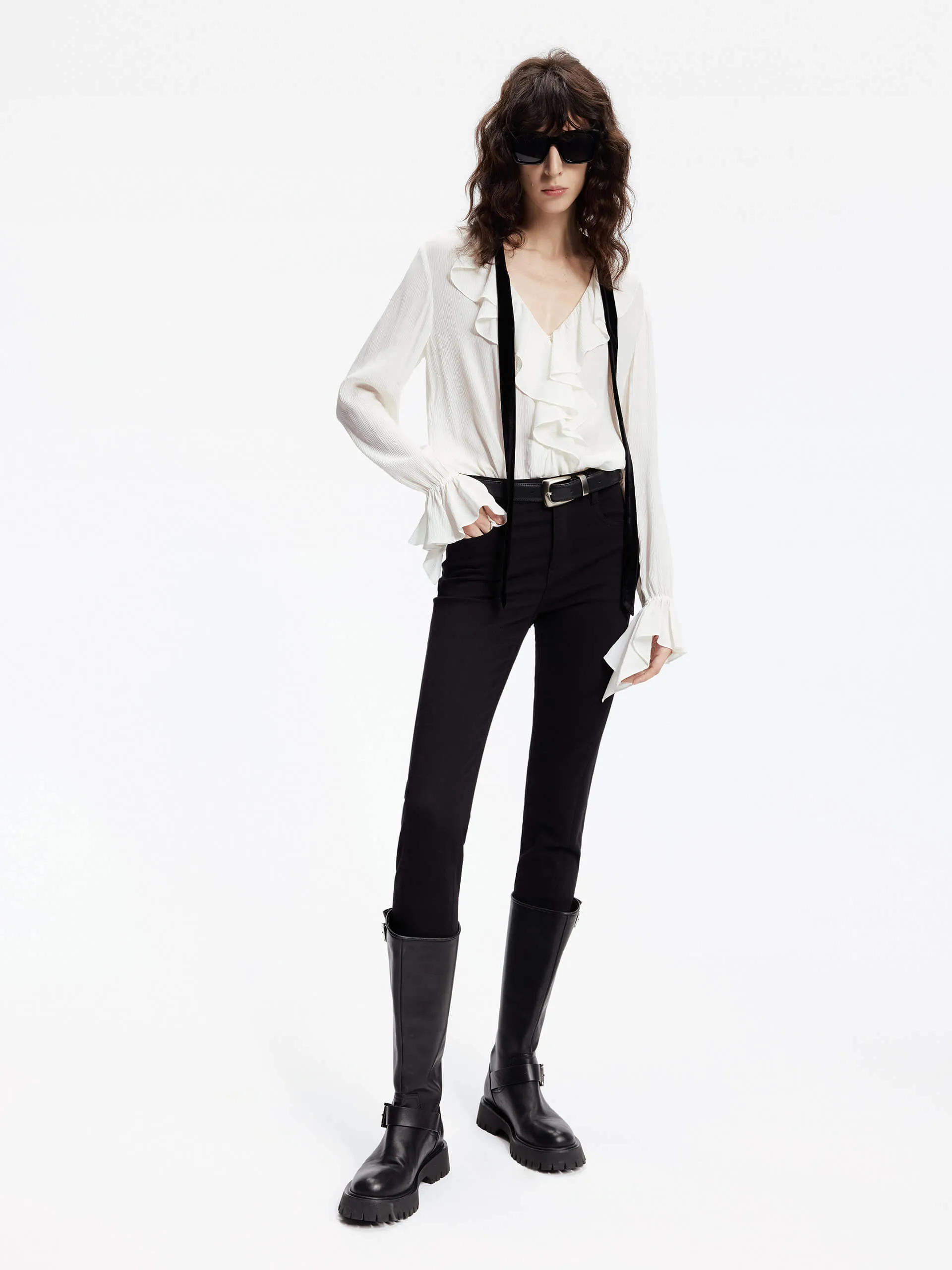 Black Skinny Leg Jeans