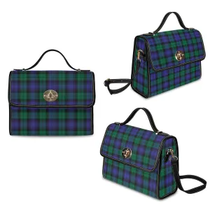 Black Watch Modern Tartan Waterproof Canvas Bag