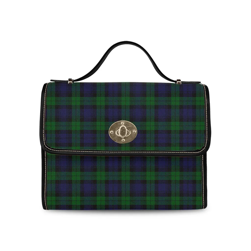 Black Watch Tartan Waterproof Canvas Bag