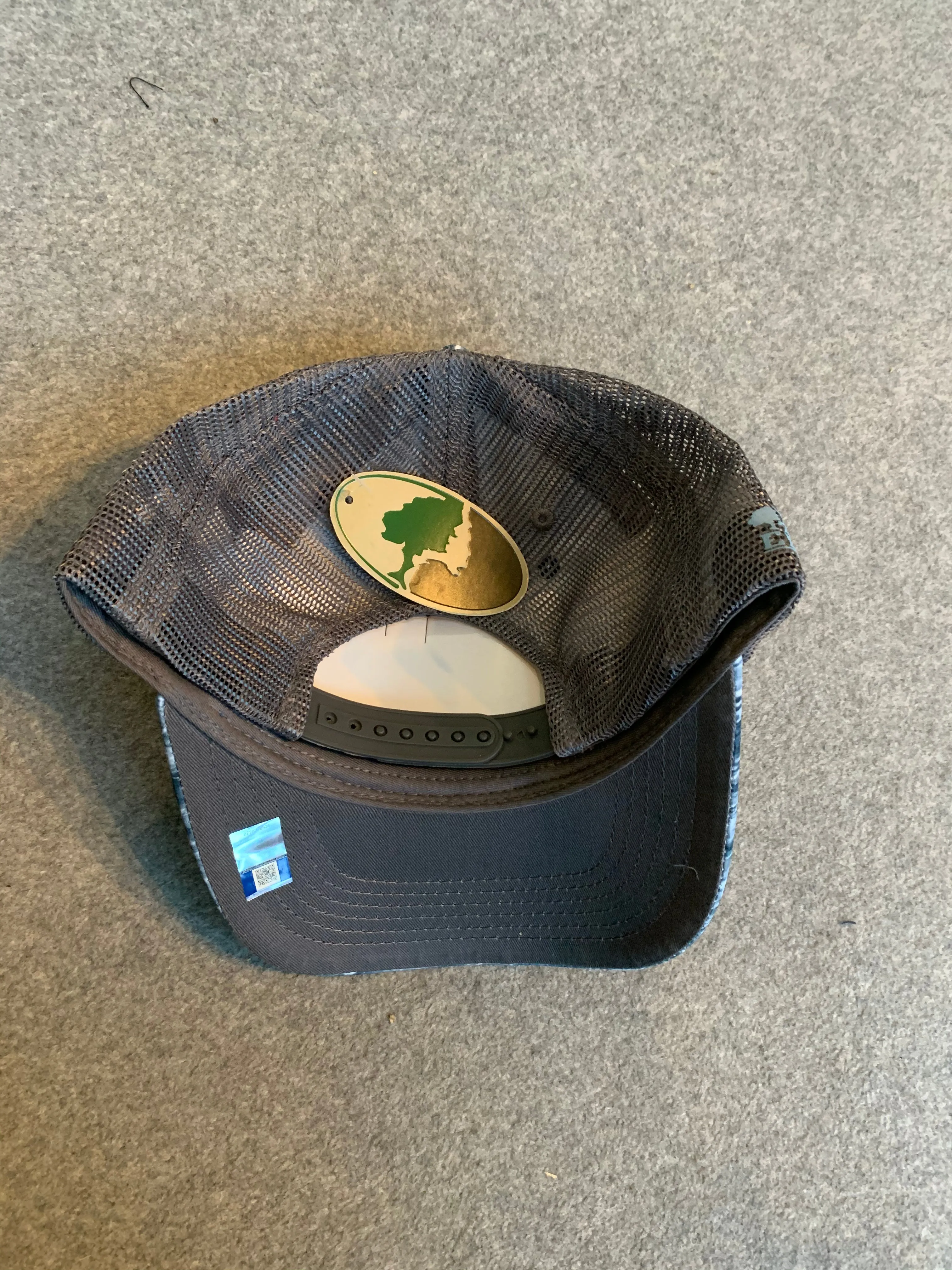 Blue & Gray Washington State Two Tone Adjustable Hat