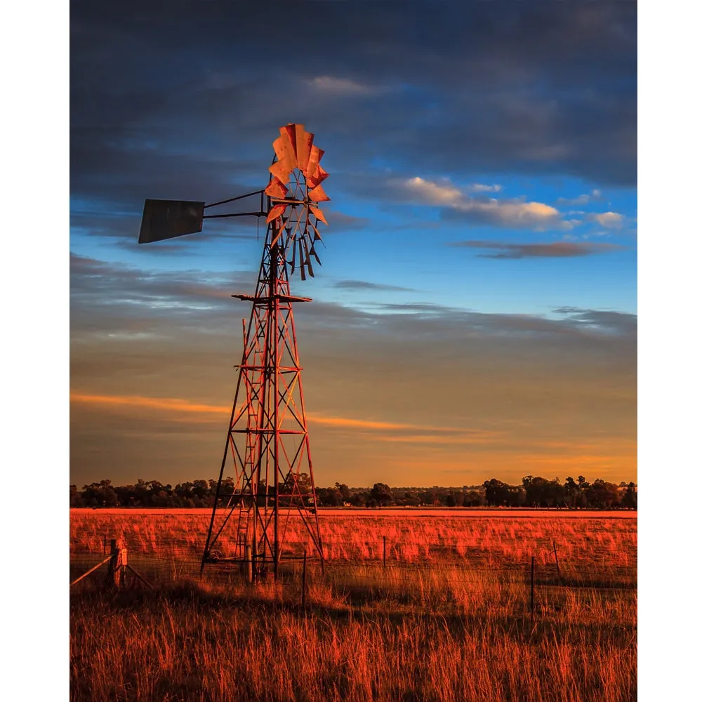 Blue Ridge Dusk Scenic Printed Backdrop