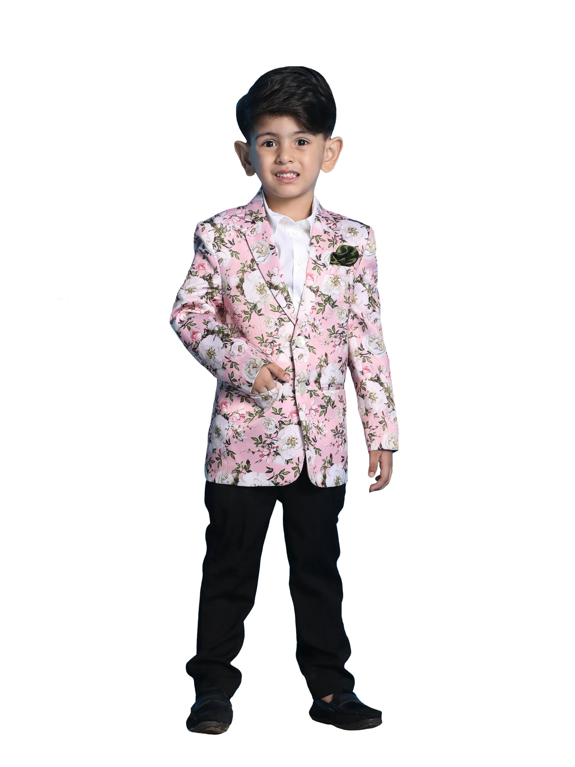 Boy's Pink Blazer - Vastramay Boys