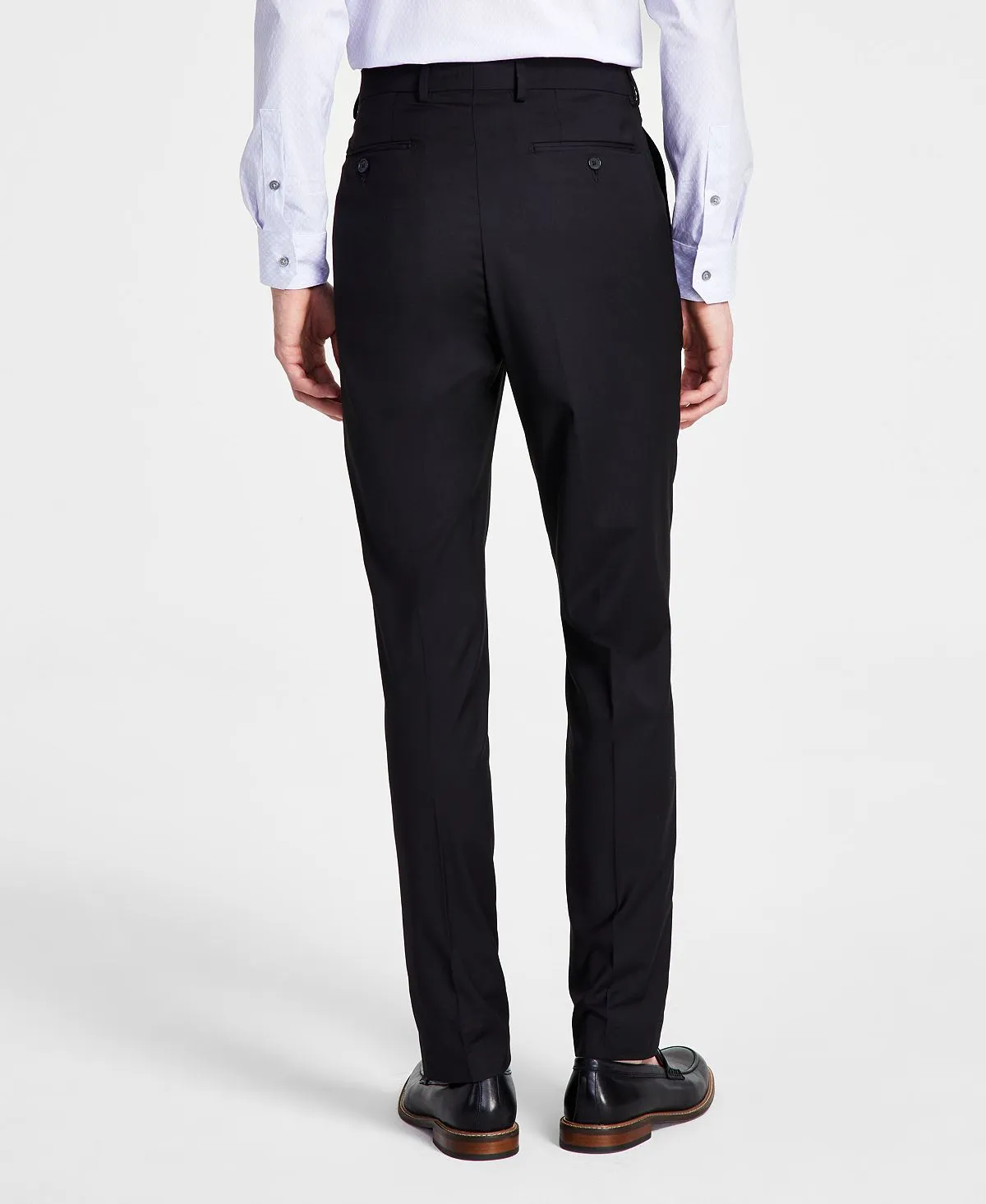 Calvin Klein Men's Slim Fit Dress Pants, Black