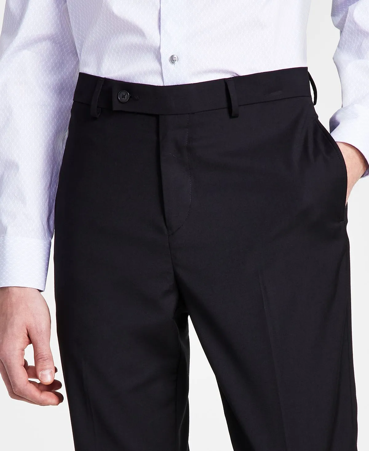 Calvin Klein Men's Slim Fit Dress Pants, Black