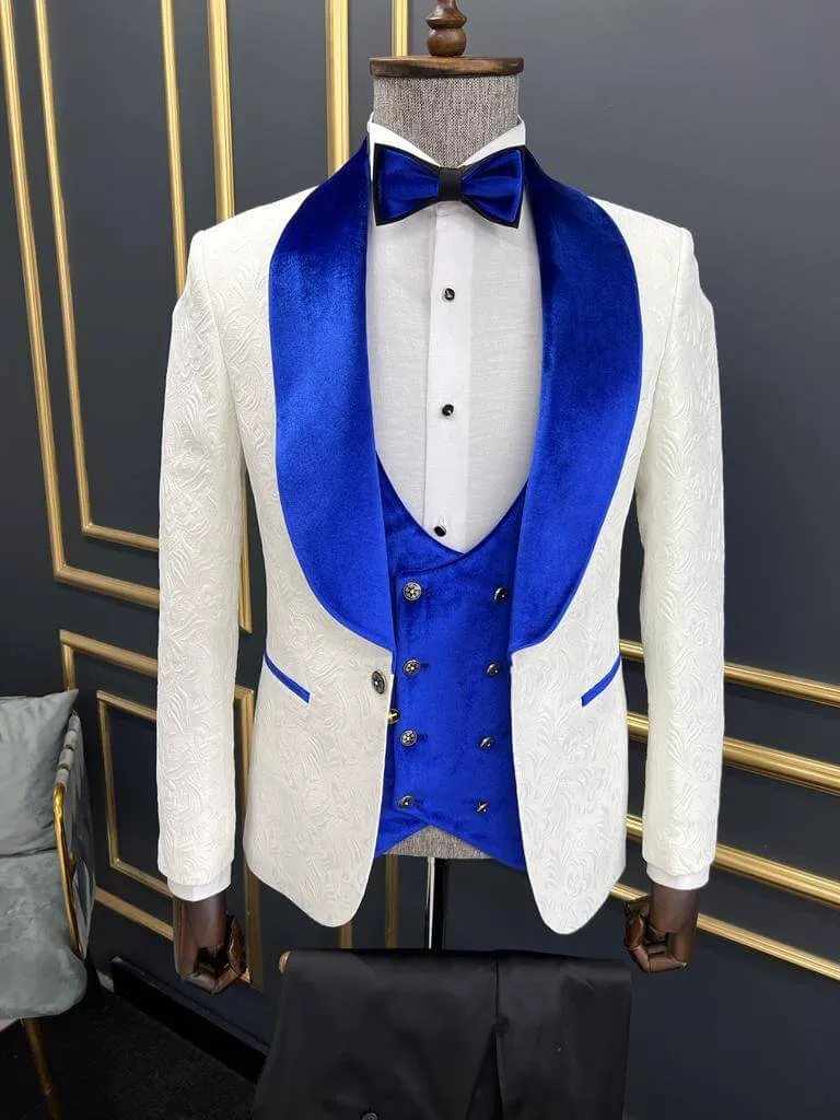 Carey White & Blue Tuxedo