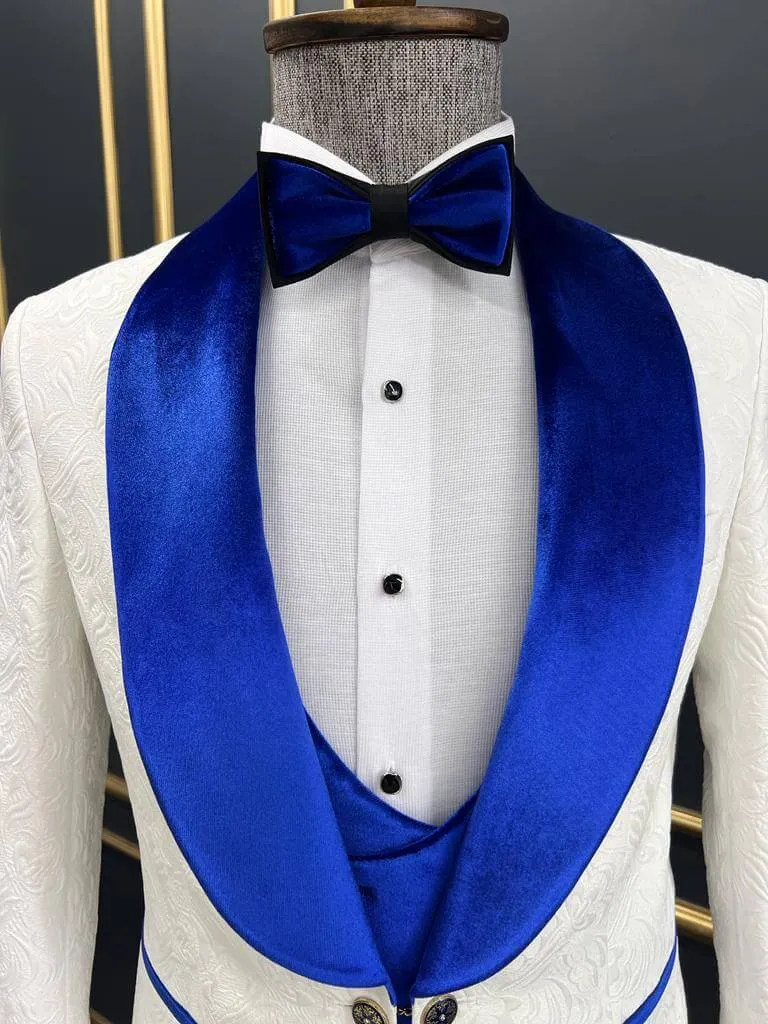 Carey White & Blue Tuxedo