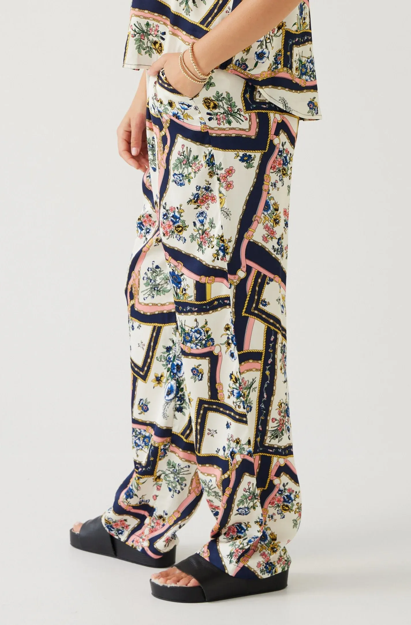 Coast Pant - Scarf Print