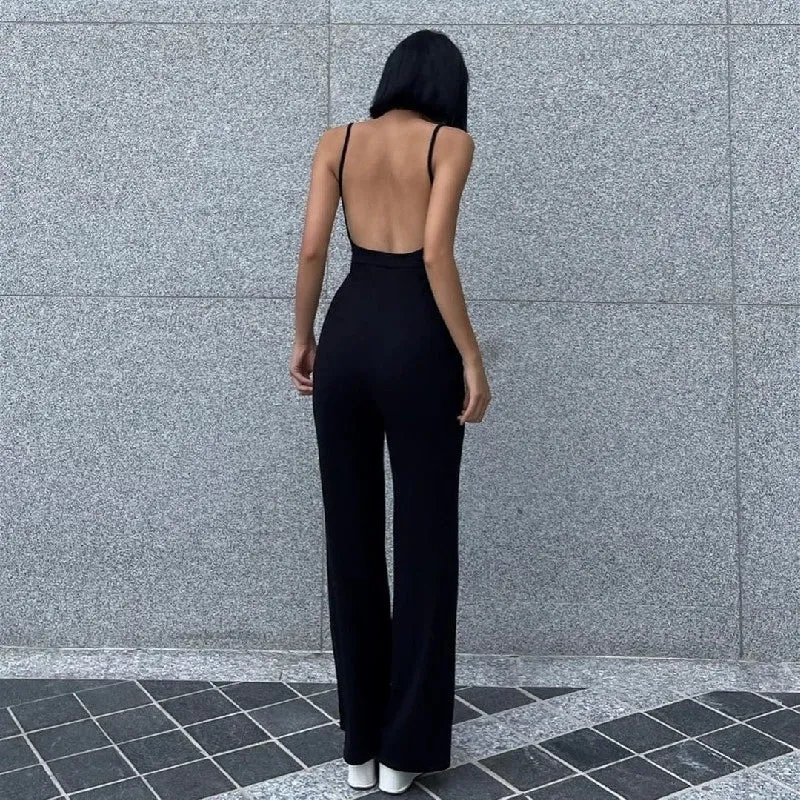 Cody Backless Slim Jumpsuit