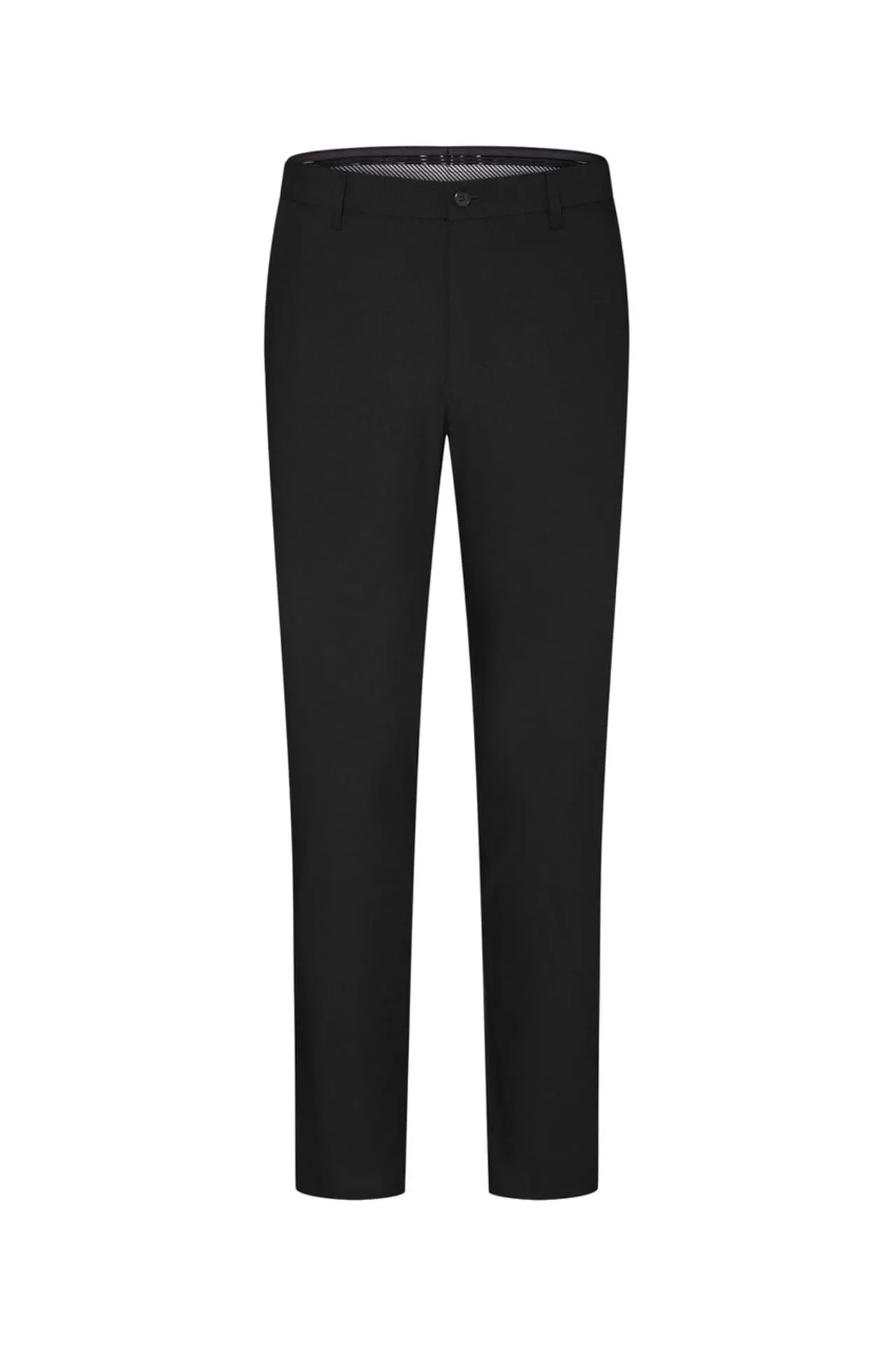 Cool and Soft Touch Multi-Way Stretch Slim Fit Plain Suit Pants