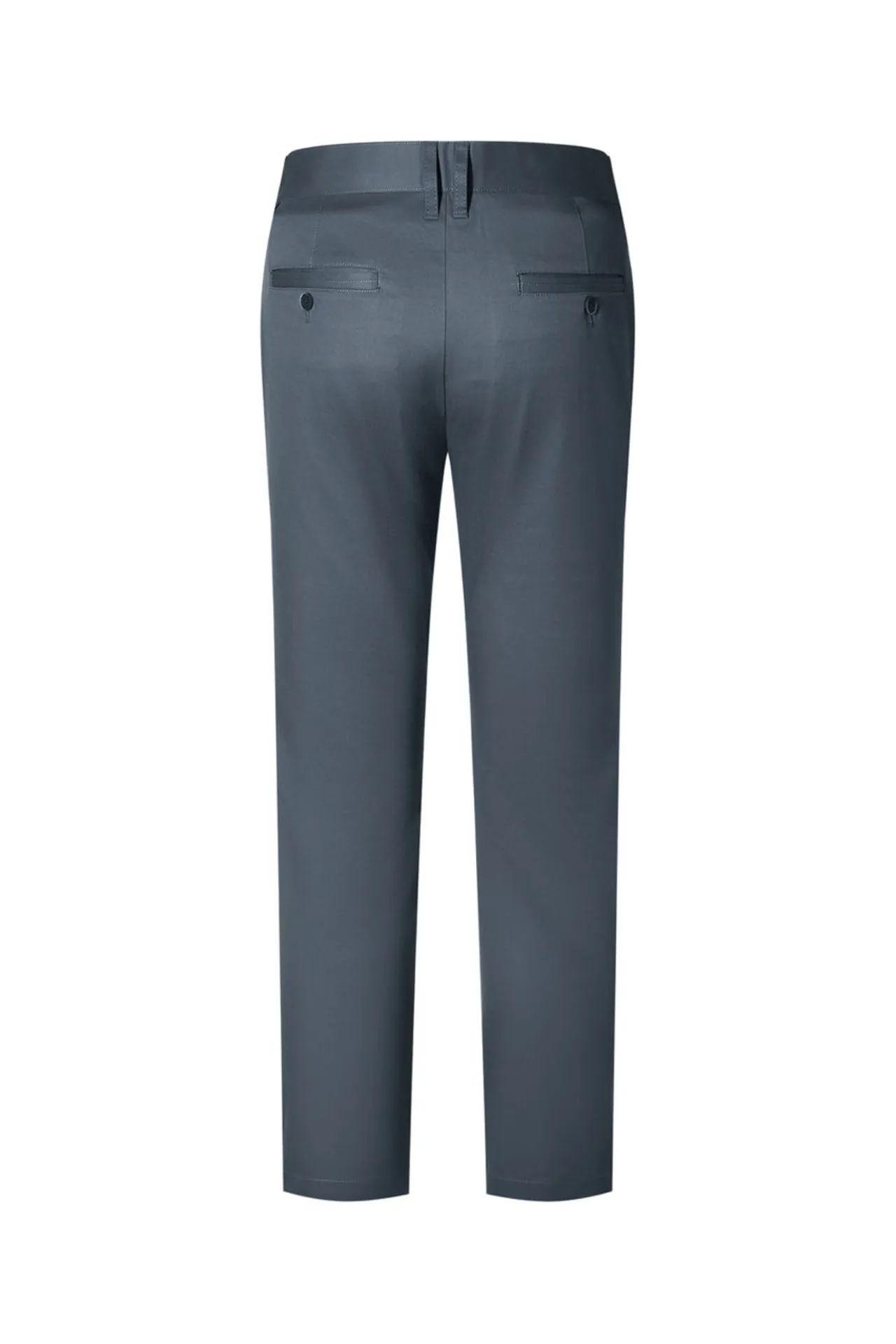 Cotton Rich Stretch Slim Tapered Fit Twill Casual Pants