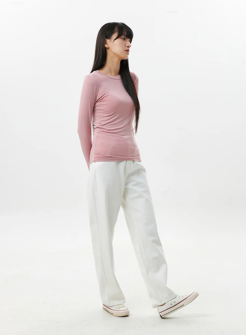 Cotton Wide Fit Pants OS302