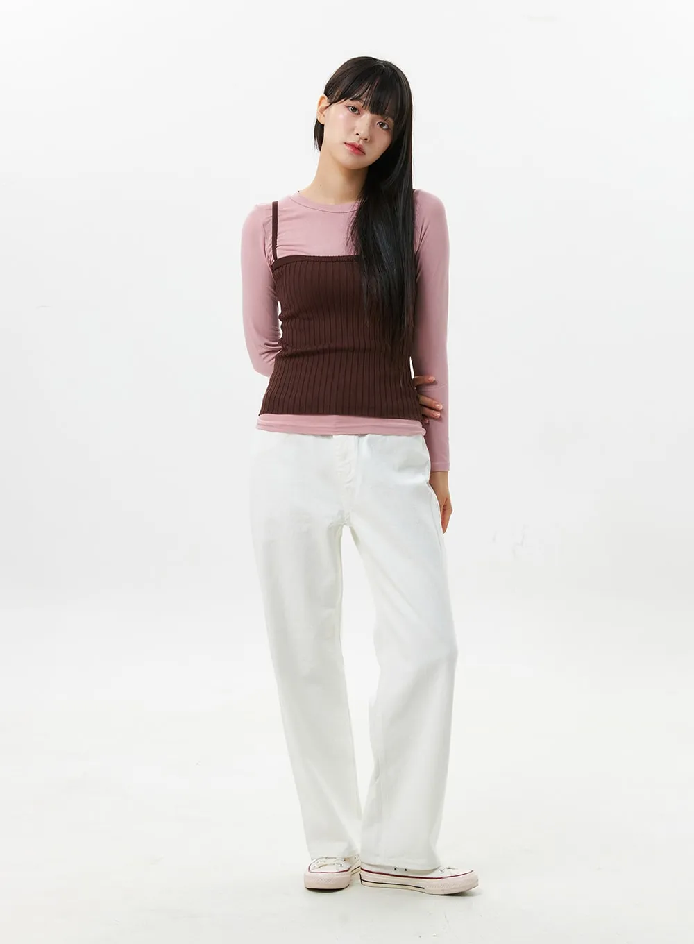 Cotton Wide Fit Pants OS302