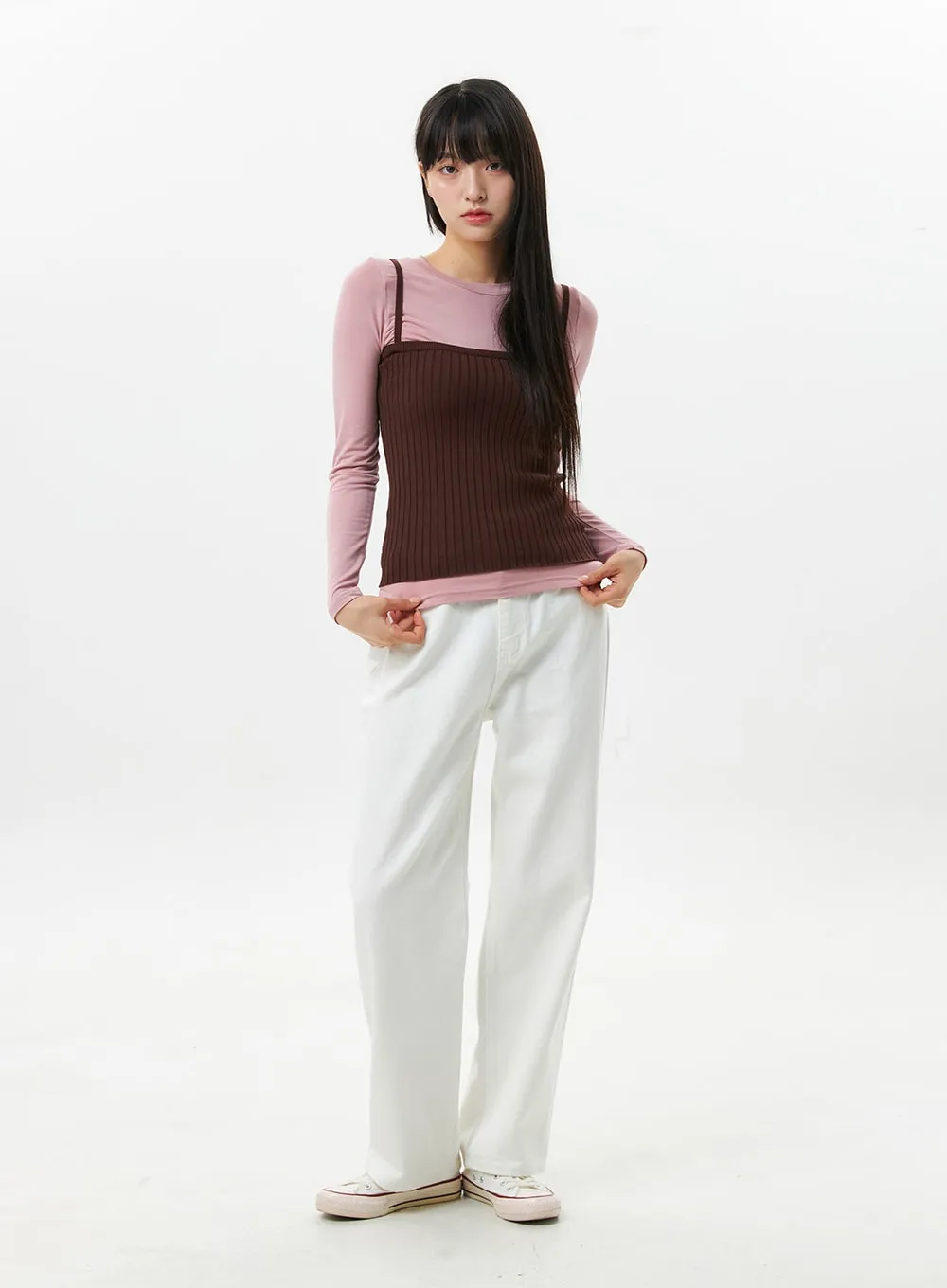 Cotton Wide Fit Pants OS302