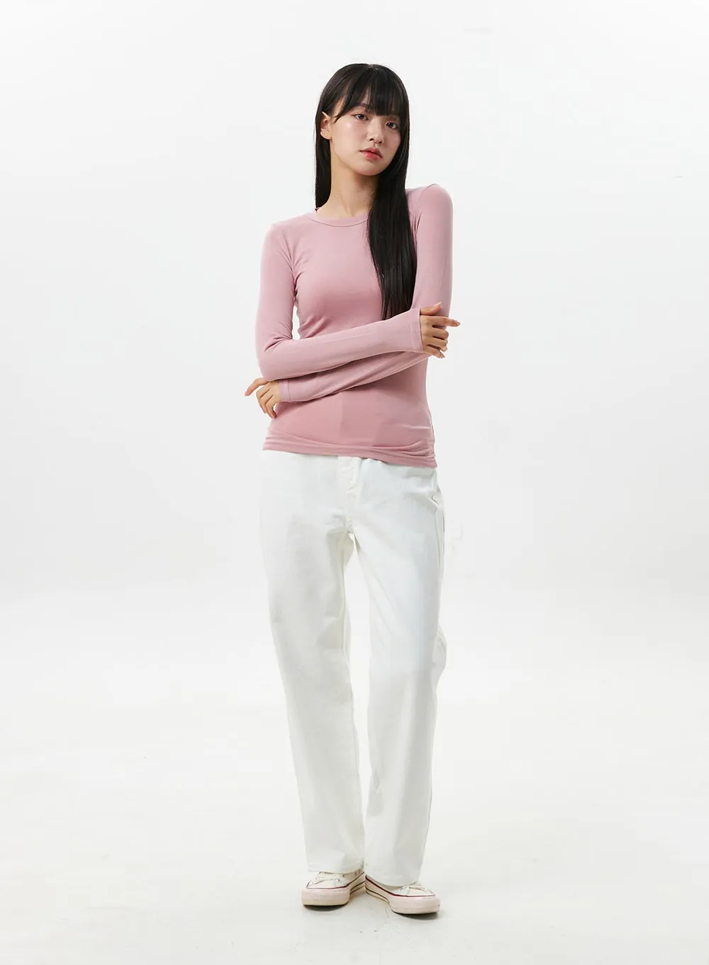 Cotton Wide Fit Pants OS302