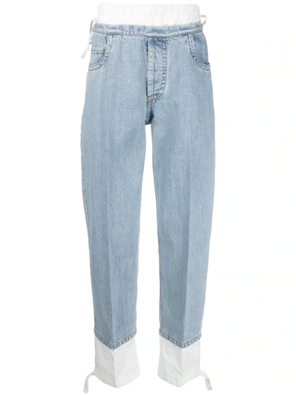 Cropped Bow Jeans