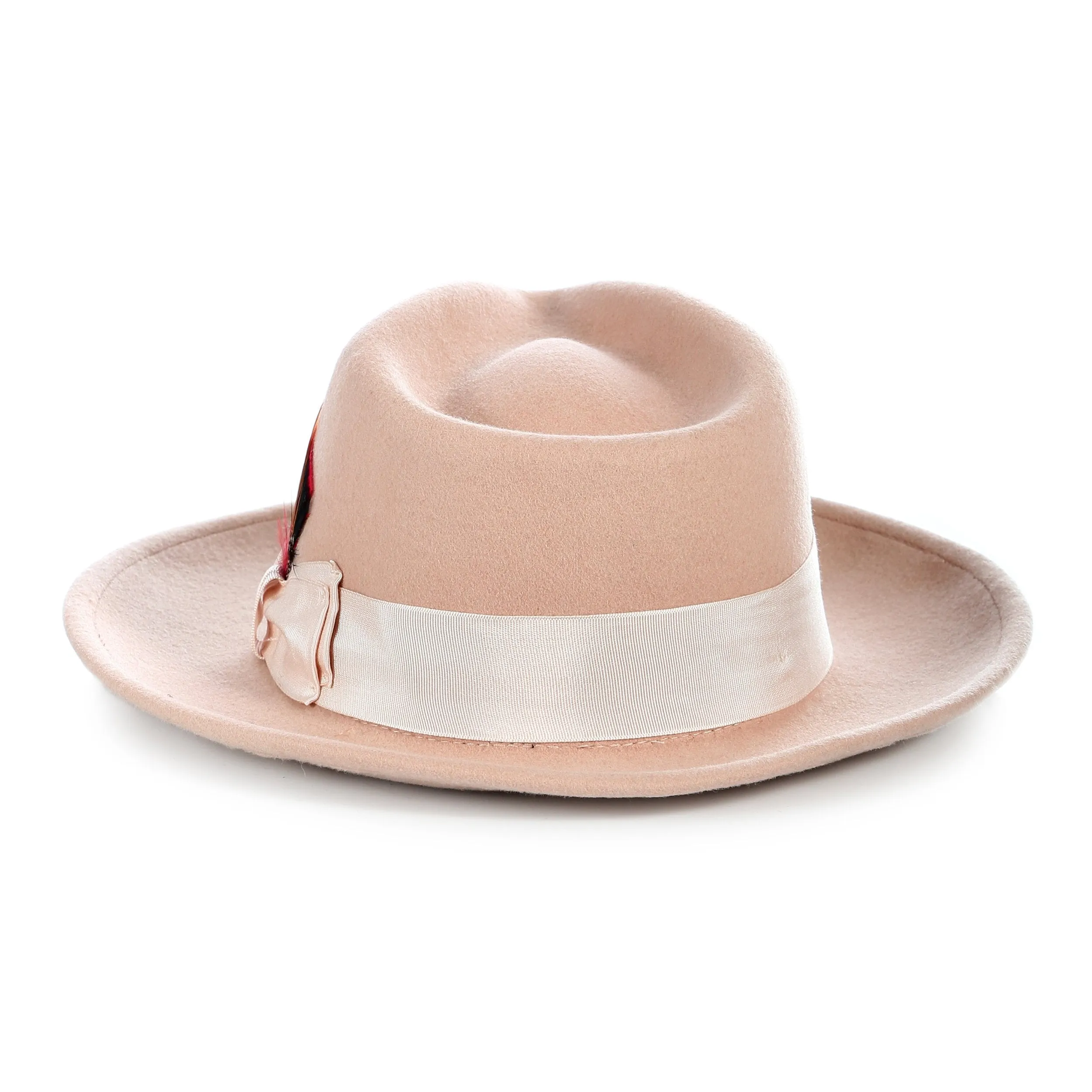 Crushable Camel Fedora Hat