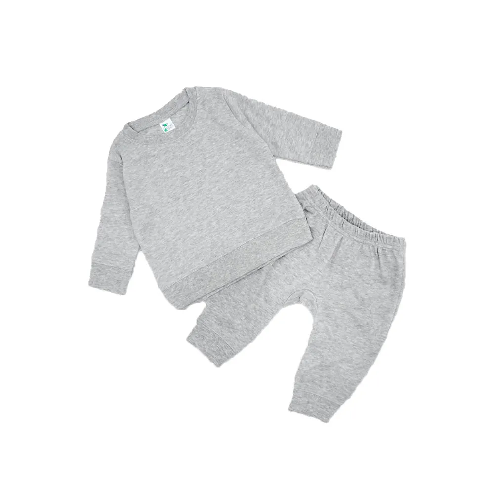 Custom Leighton Jogger Set for Babies with Minimalist Embroidery