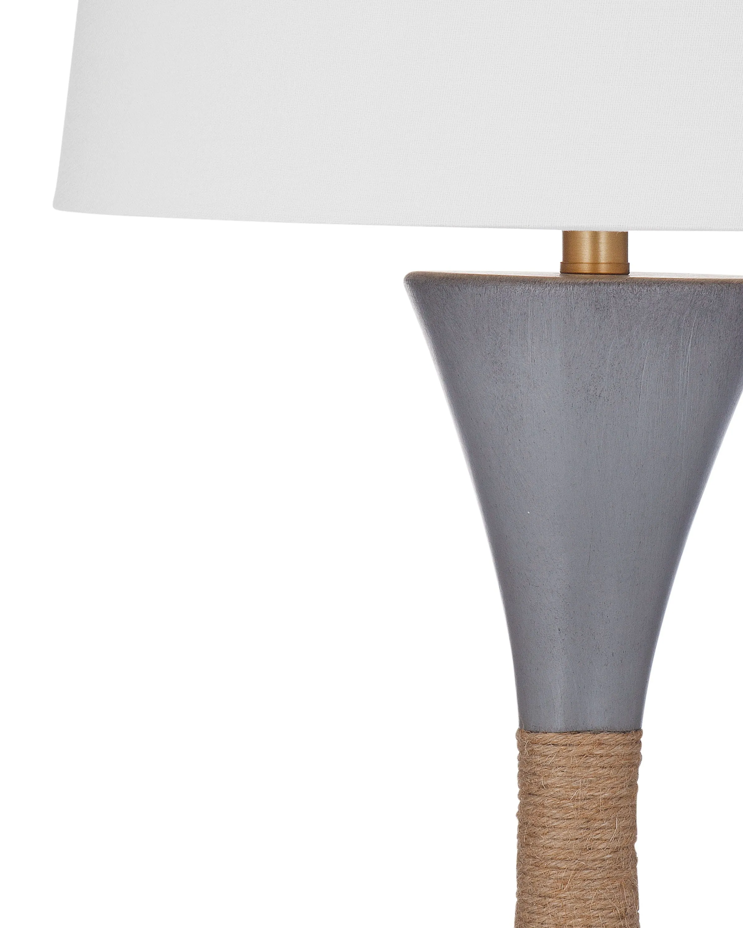 Dorian - Table Lamp - Gray / White