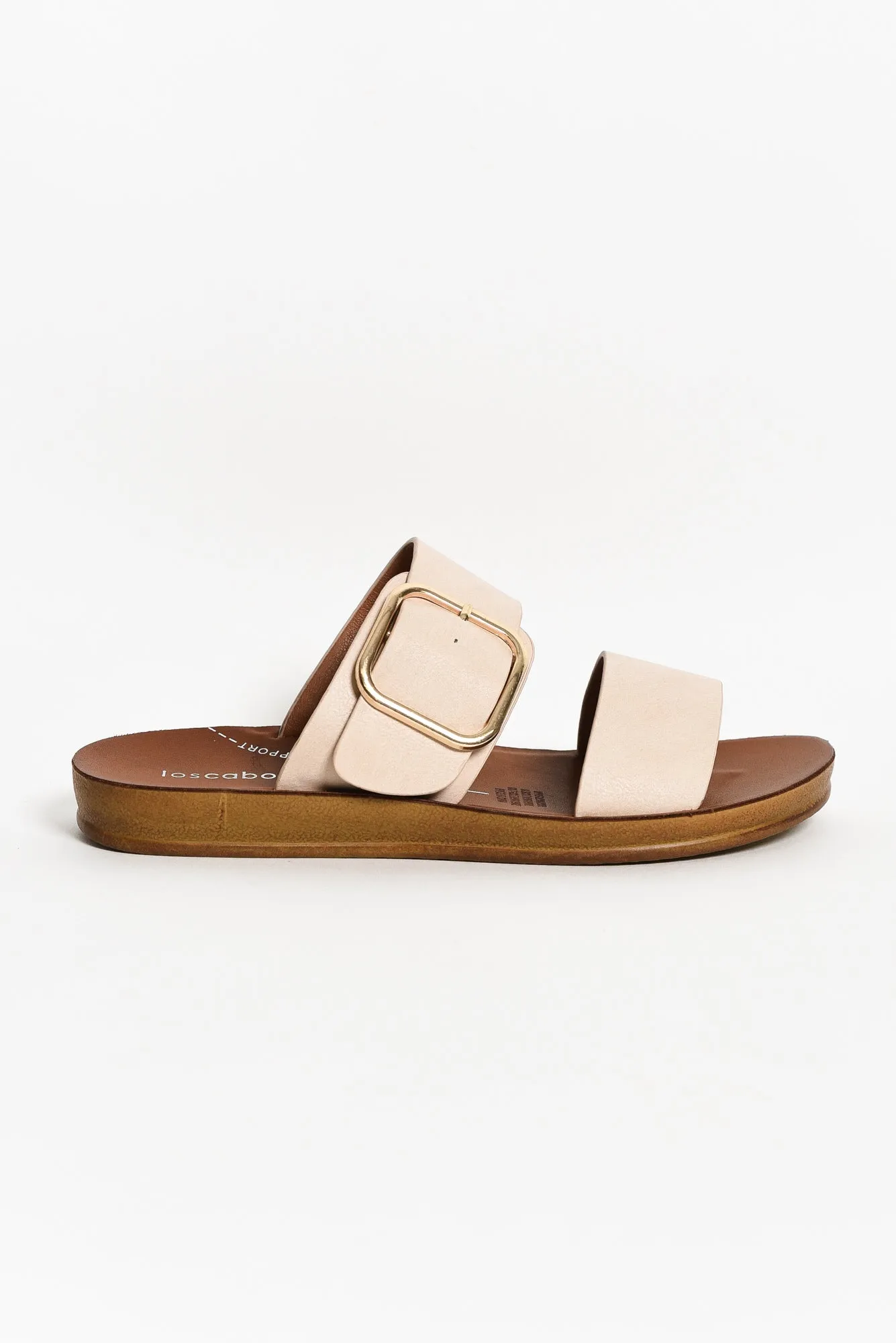 Doti Cream Buckle Slide