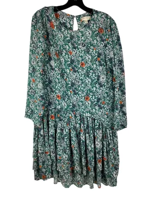 Dress Casual Short By Clothes Mentor In Blue & Green, Size: M