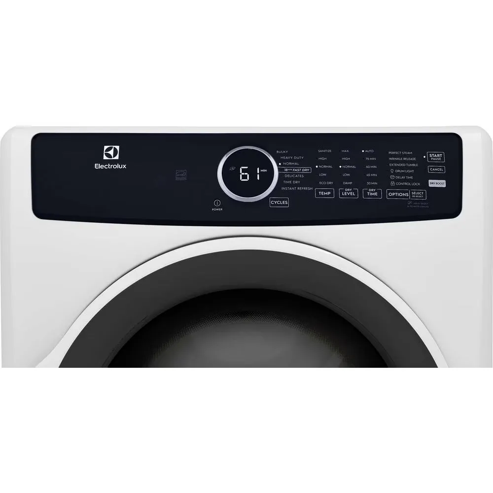 Electrolux 8.0 cu. ft. Electric Dryer - ELFE743CAW