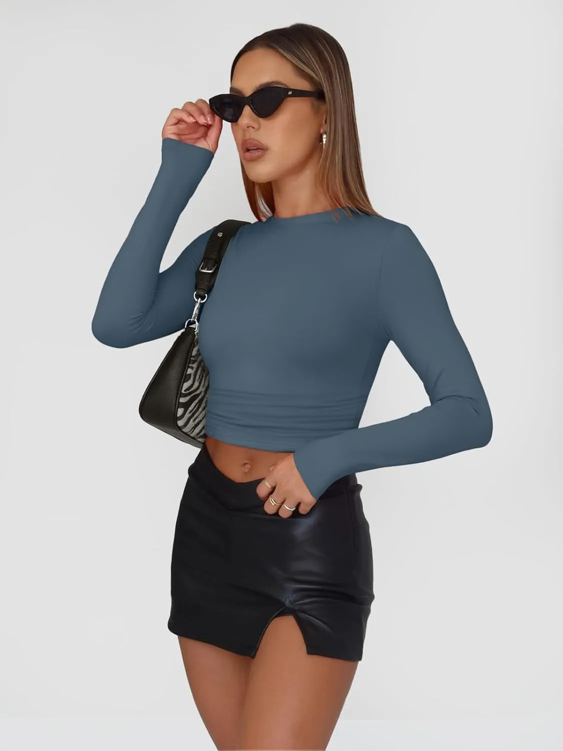 Elegant Long Sleeve Slim Fit Pullover Top