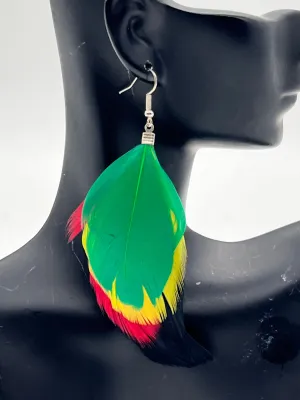 Featherly Chic Feather Earrings