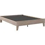 Flannia Gray Queen Platform Bed