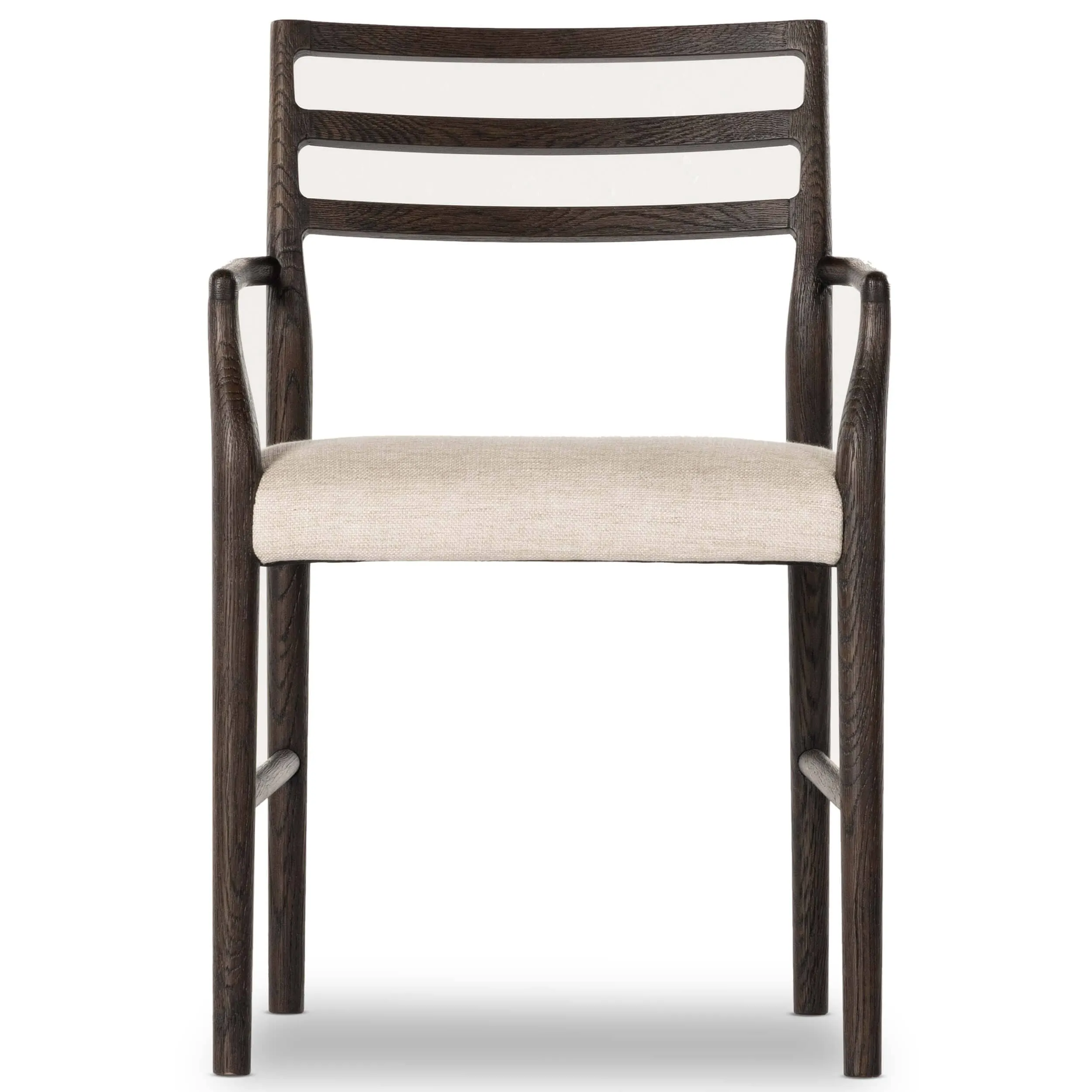 Glenmore Dining Arm Chair, Light Carbon/Essence Natural