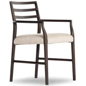 Glenmore Dining Arm Chair, Light Carbon/Essence Natural