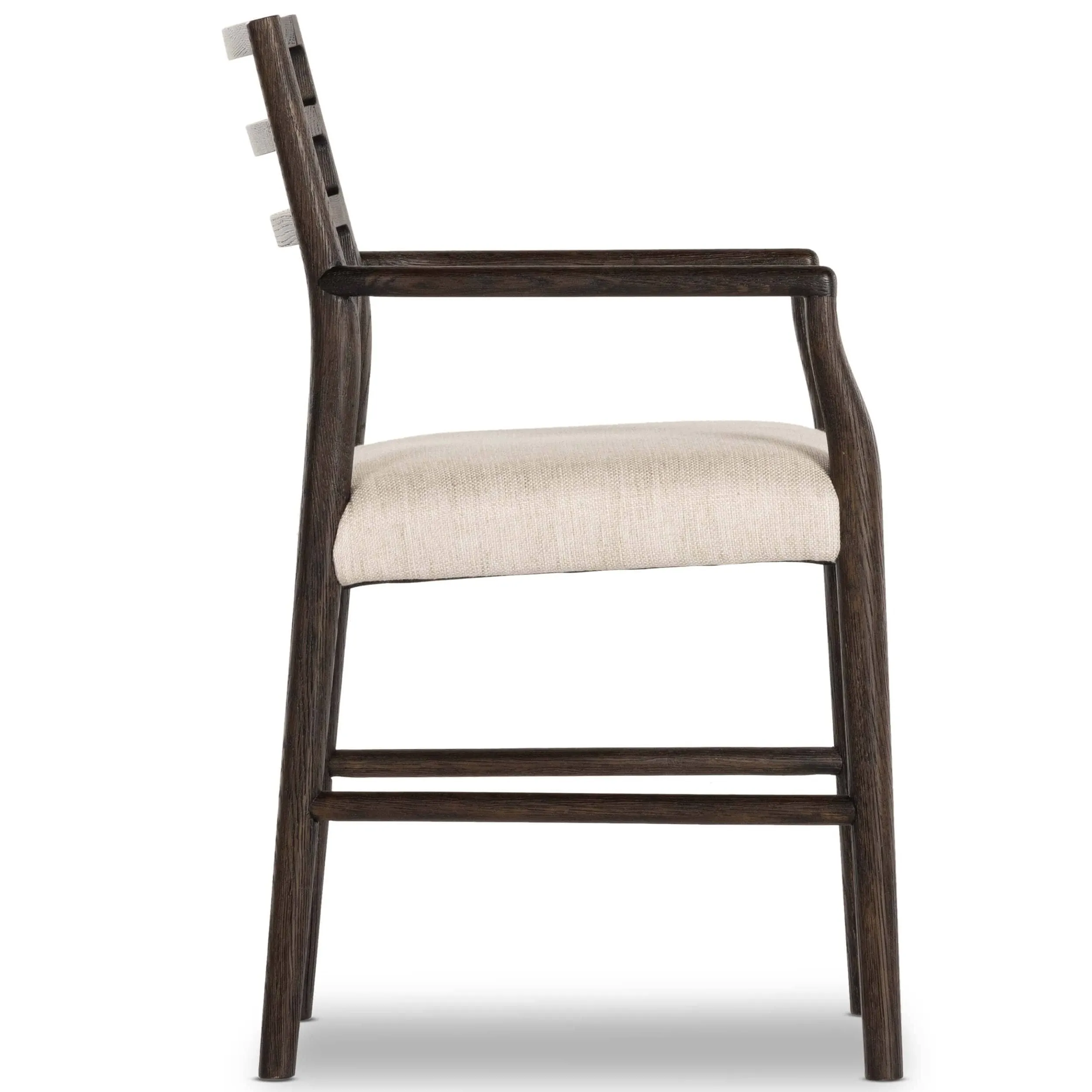 Glenmore Dining Arm Chair, Light Carbon/Essence Natural