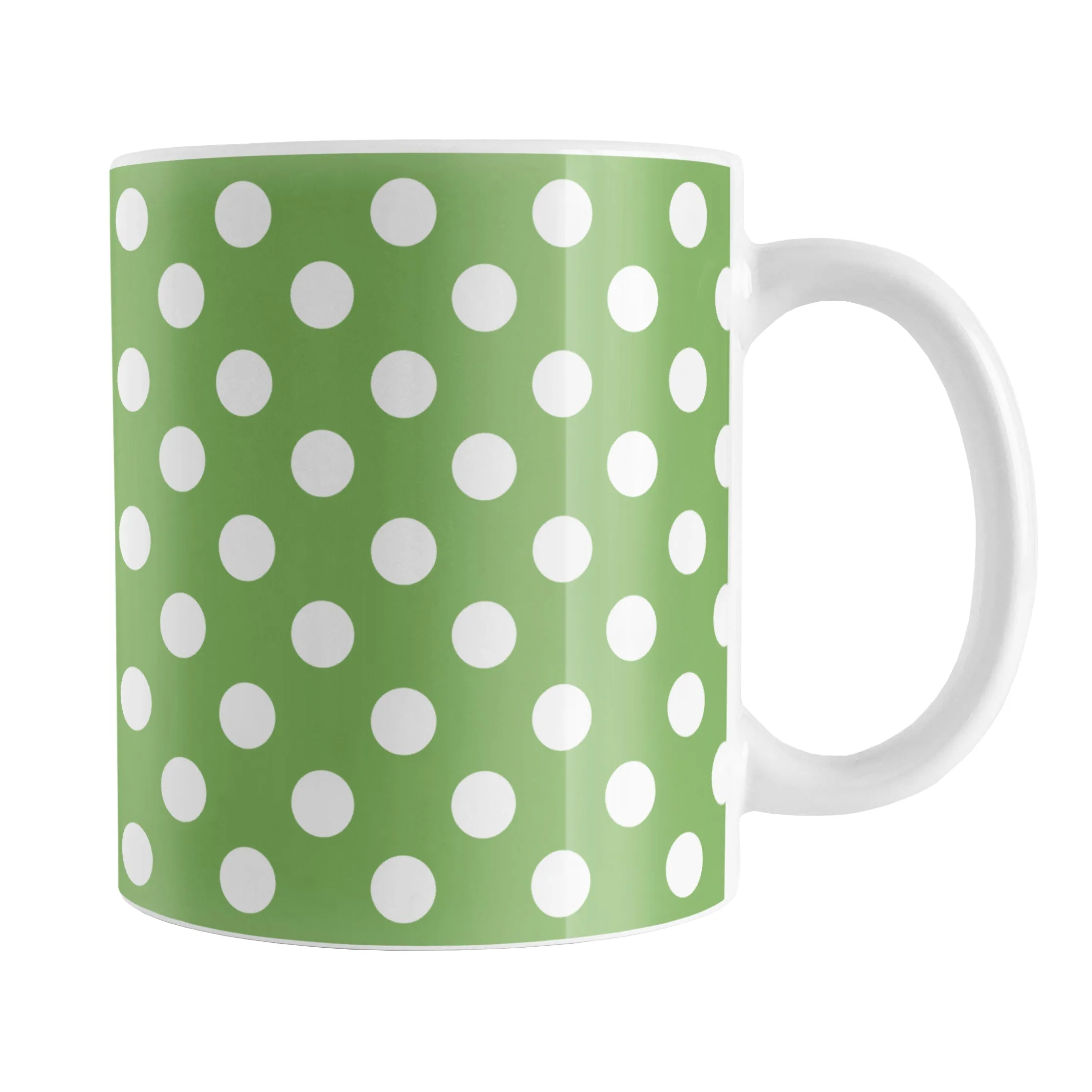 Green Polka Dot Mug