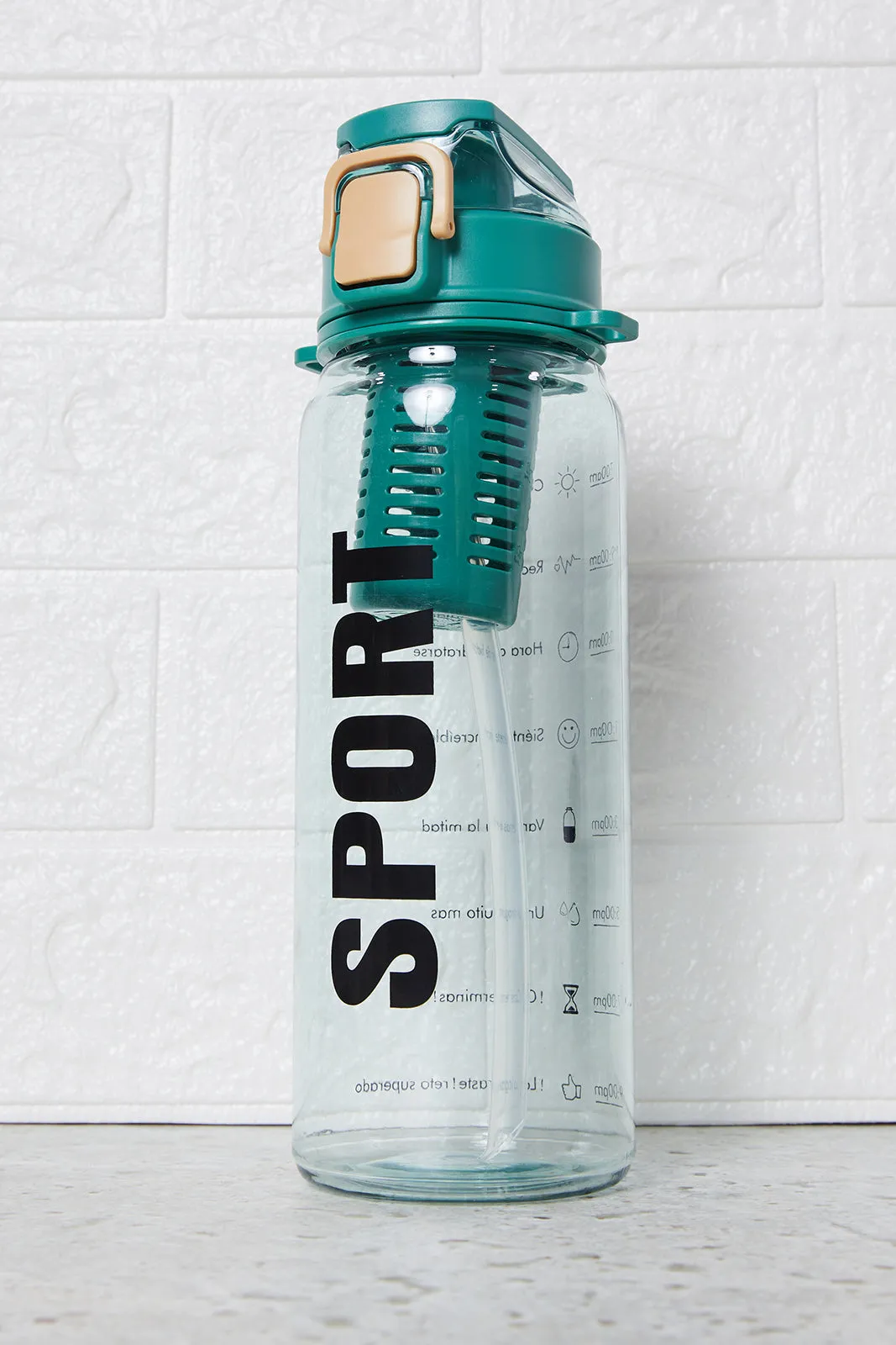 Green Sports Water Bottle (900ml)