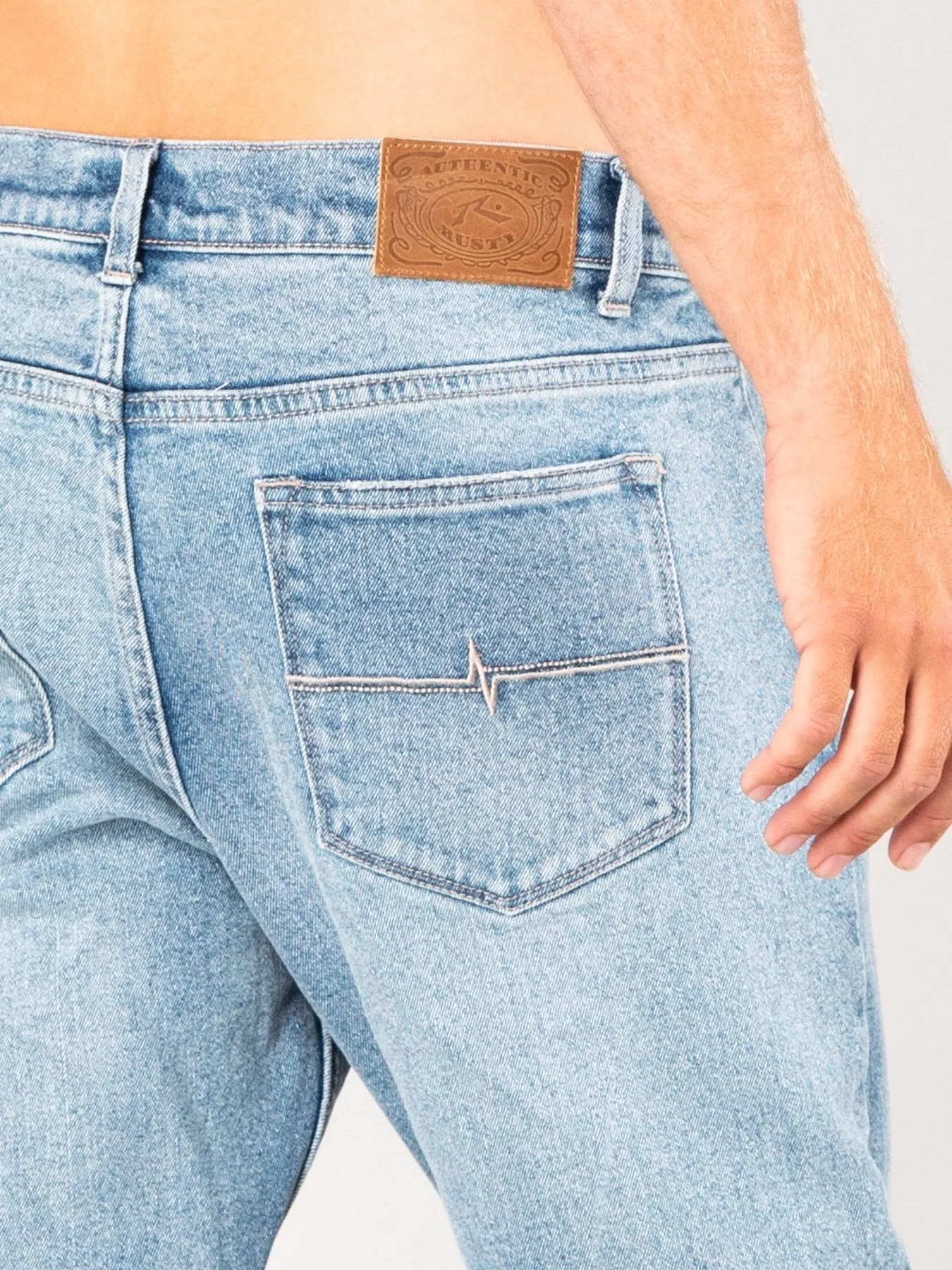 Indi Slim 5 Pocket Jean - Trig Blue