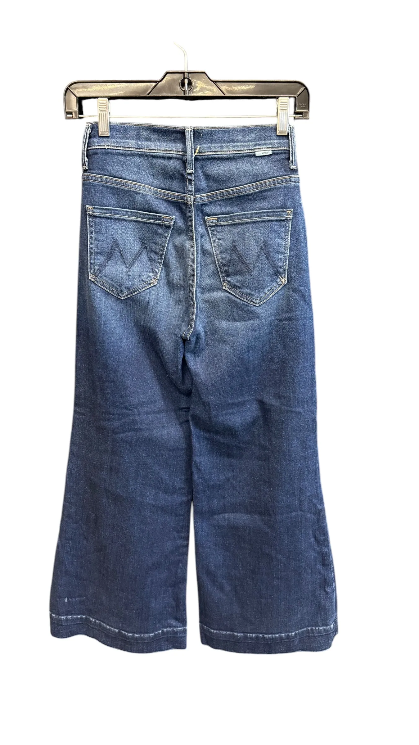 Jeans Wide Leg By Clothes Mentor In Blue Denim, Size: 0p