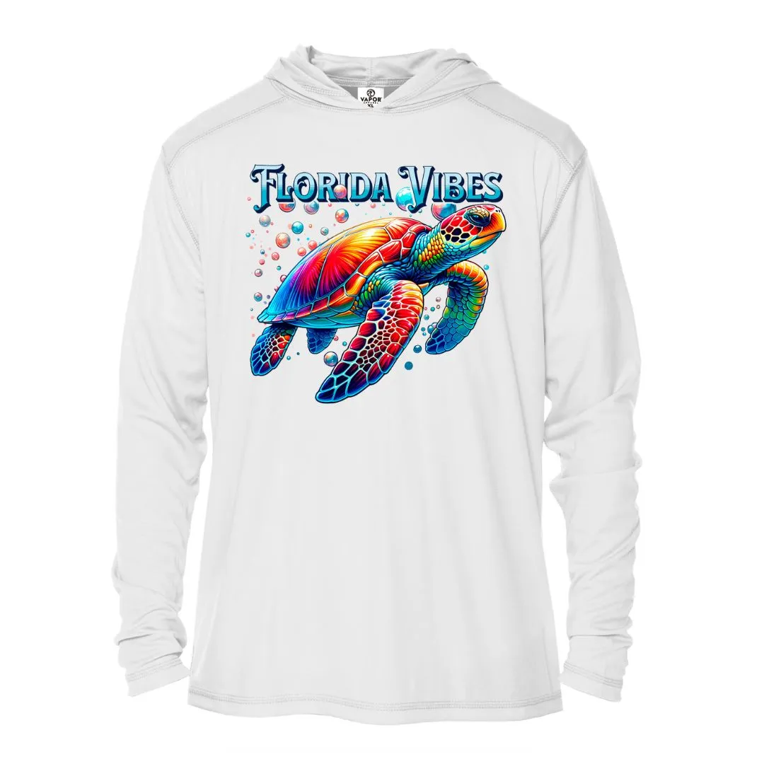 Kids Sea Turtle Sun Shirt UPF50 - Florida or Custom Location