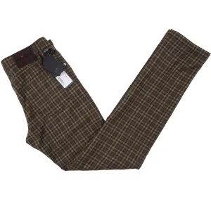 Kiton Slim Fit Five-Pocket Flannel Wool Pants