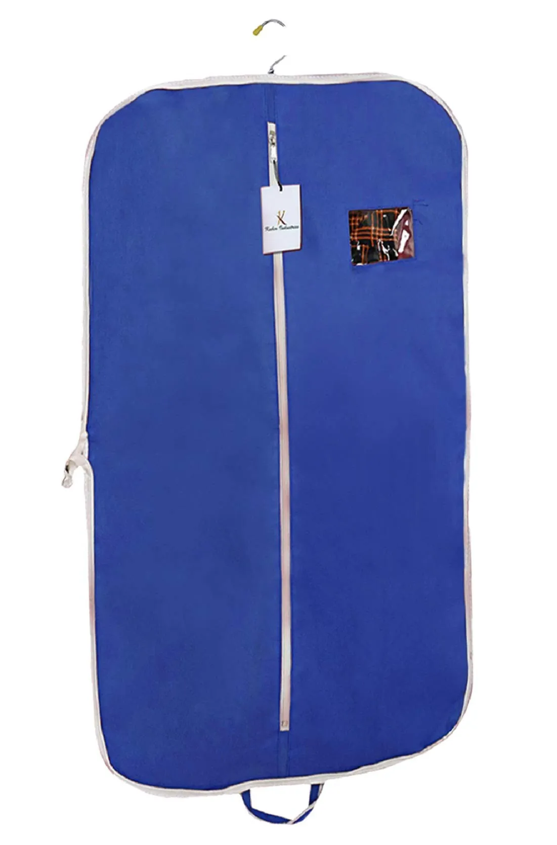 Kuber Industries 12 Pieces Foldable Non Woven Men's Coat Blazer Suit Cover (Royal Blue) -CTKTC41468