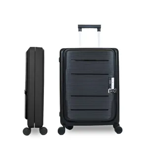 Kuber Industries Luggage Bag | Trolley Bags for Travel | Collapsible Luggage Bag | Travelling Bag | Trolley Bags for Suitcase | Lightweight Luggage Bag | 20 Inch | Coffee