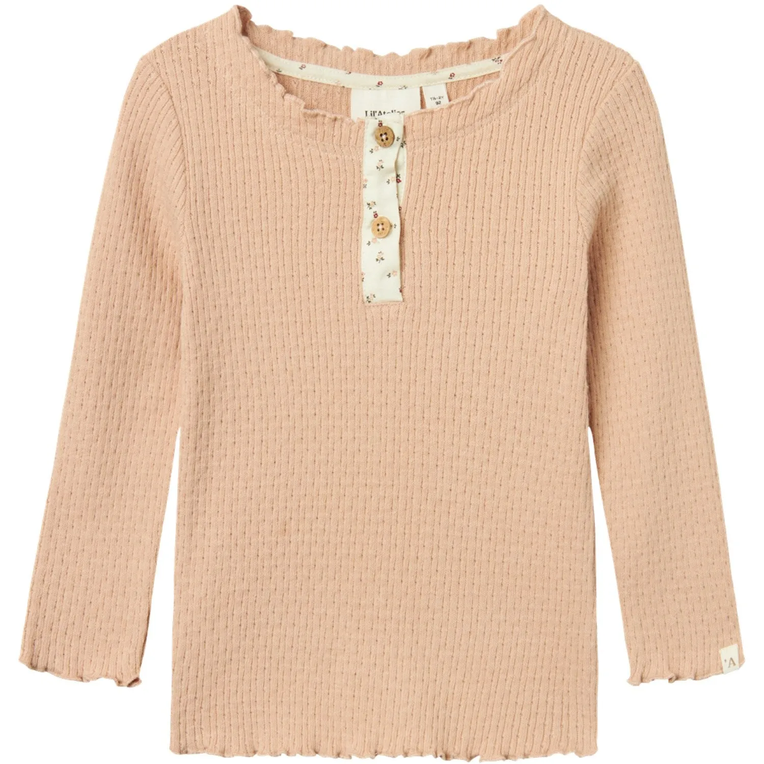 Lil'Atelier Rugby Tan Rea Slim Blouse